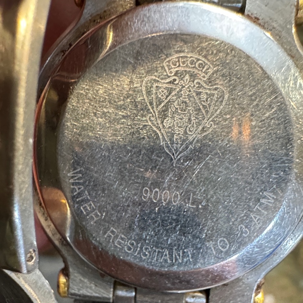 Authentic Gucci Two-Tone Gold and Silver Watch - Picture 8 of 9